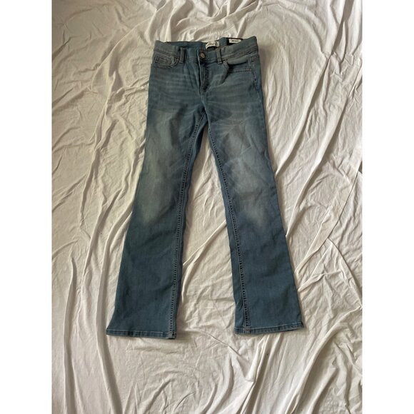 Jordache Girls Bootcut Stretch Denim Jeans Size 16 Light Blue Repreve Sustainabl - Picture 5 of 8
